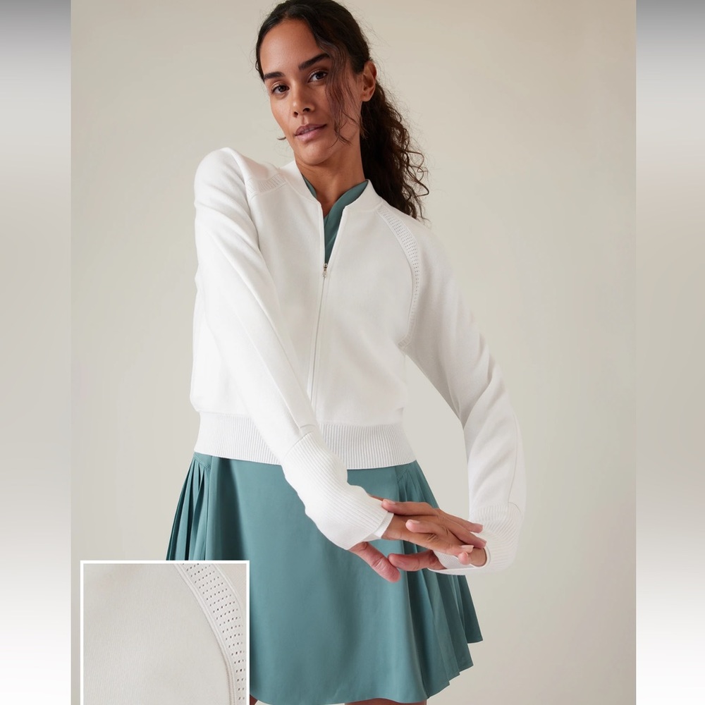 Athleta Advantage Sweater // Bright White